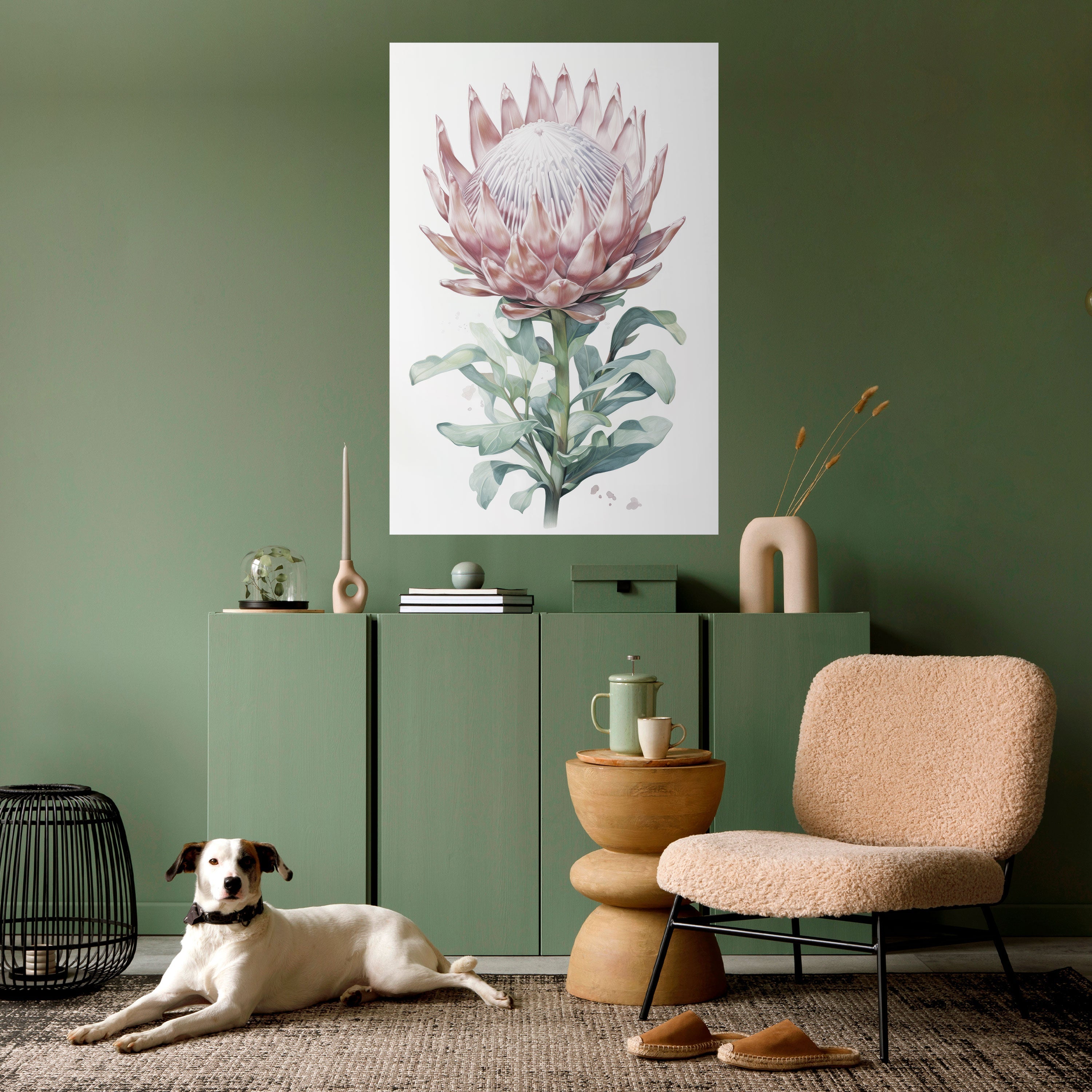 ROYAL PROTEA Vertikales Poster zum Abziehen und Aufkleben
