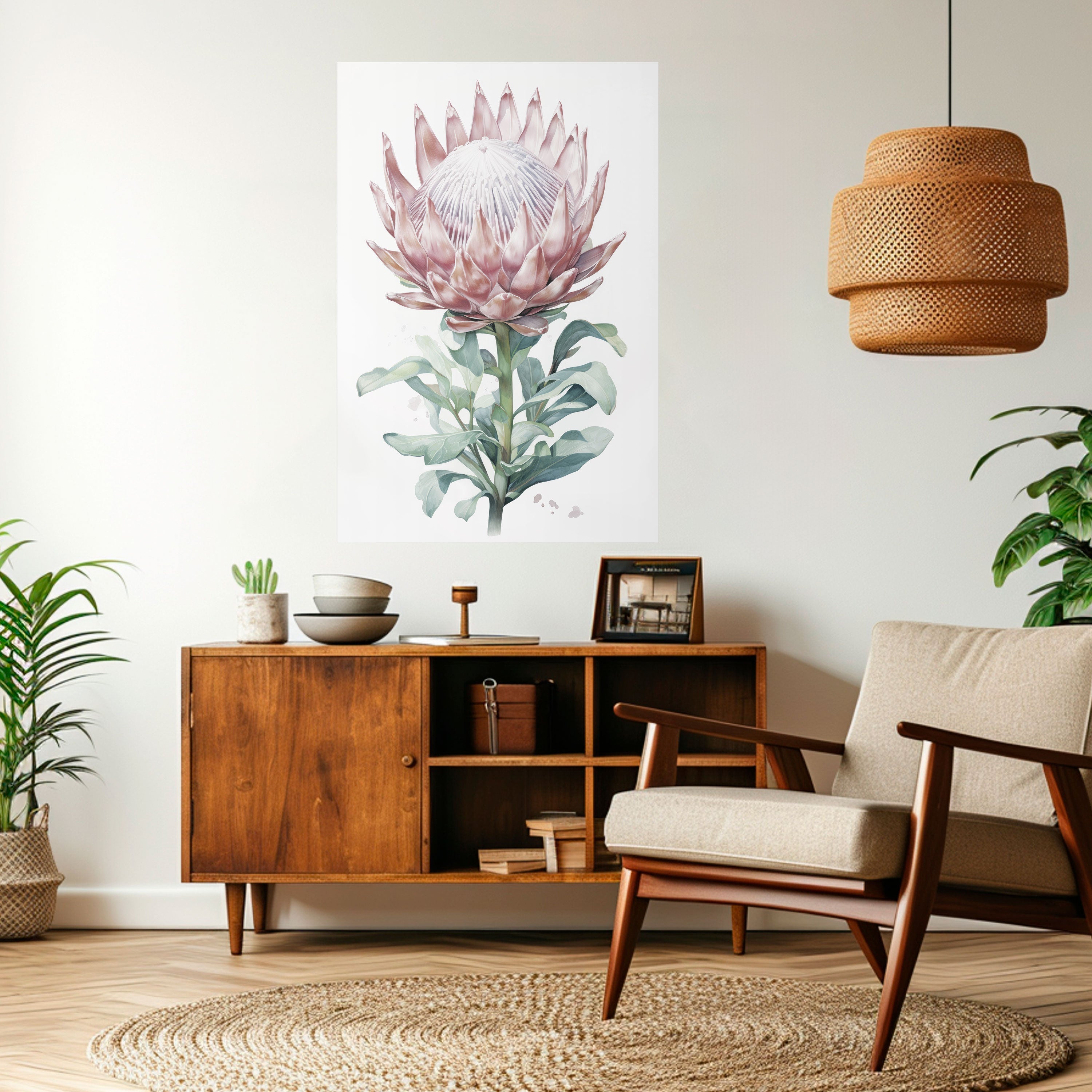 ROYAL PROTEA Vertikales Poster zum Abziehen und Aufkleben