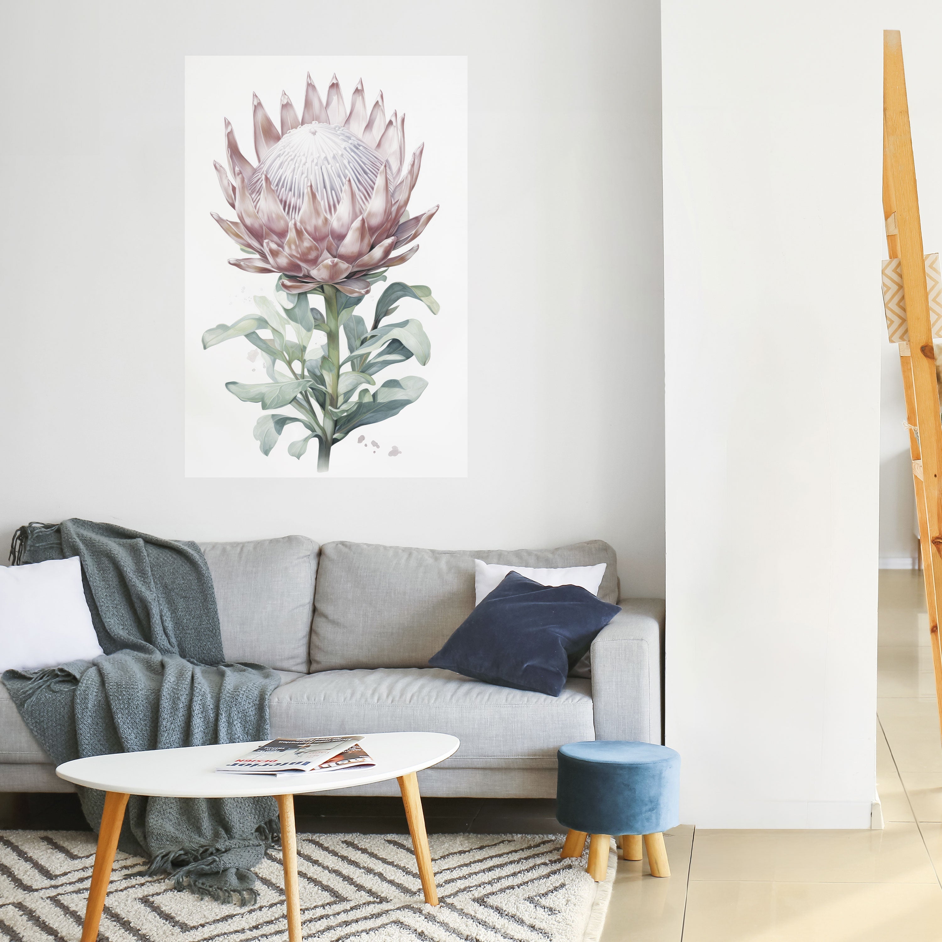 ROYAL PROTEA Vertikales Poster zum Abziehen und Aufkleben