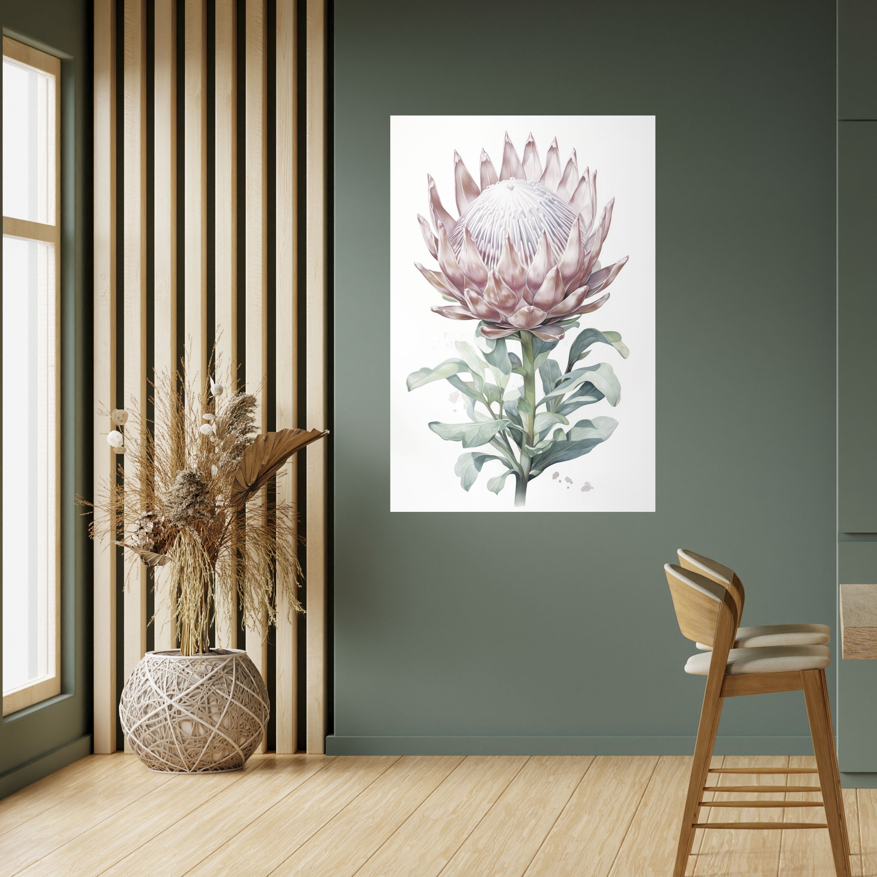 ROYAL PROTEA Vertikales Poster zum Abziehen und Aufkleben