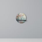 CHERRY BIRDSONG Rundes Kunstregal in Schwarz