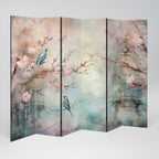 CHERRY BIRDSONG Decorative 6-Panel Room Divider