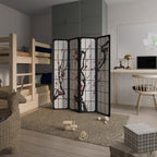 JAPANESE BLOSSOMS Dekorativer Paravent - 4-teilig