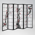 JAPANESE BLOSSOMS Decorative 6-Panel Room Divider