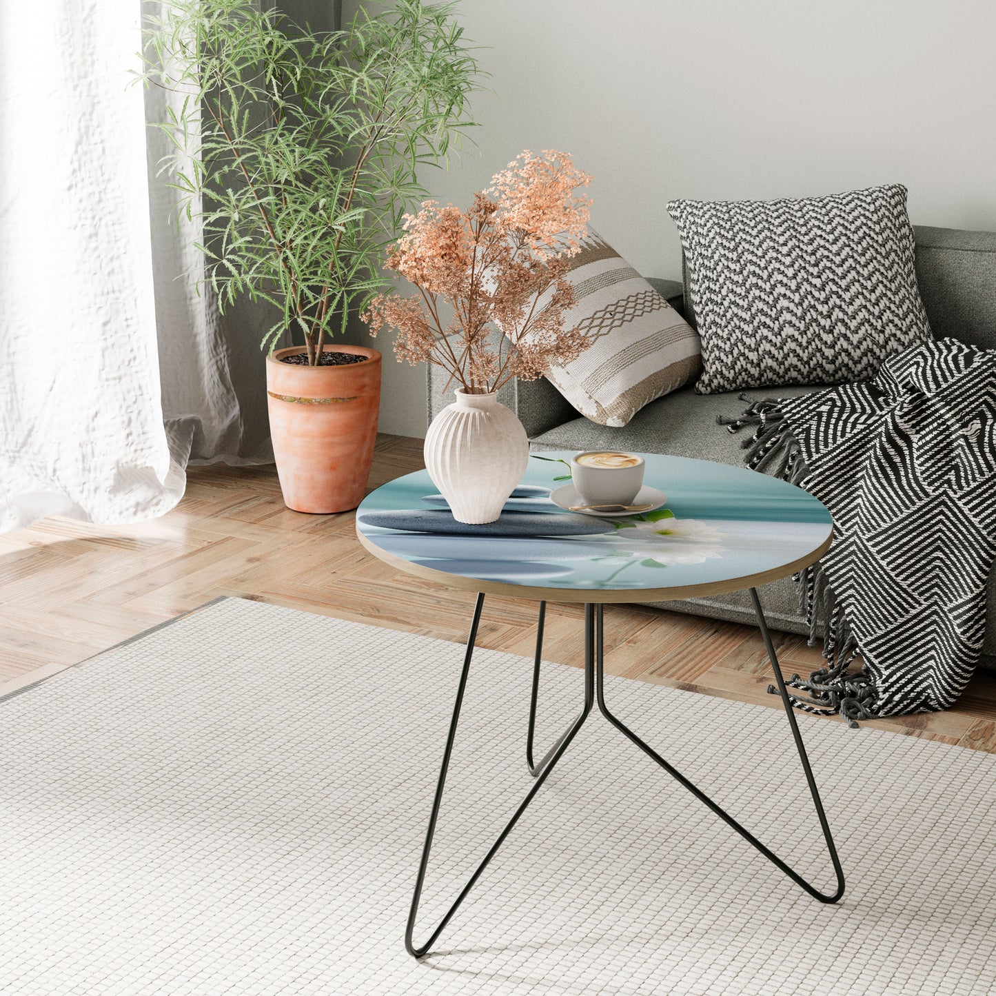 TRANQUIL STONE BALANCE Coffee Table