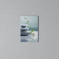 TRANQUIL STONE BALANCE Vertical Canvas Print