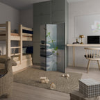 TRANQUIL STONE BALANCE Dekorativer Paravent - 3-teilig