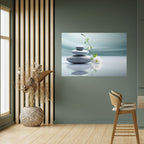 TRANQUIL STONE BALANCE Peel and Stick Horizontal Poster
