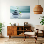 TRANQUIL STONE BALANCE Peel and Stick Horizontal Poster