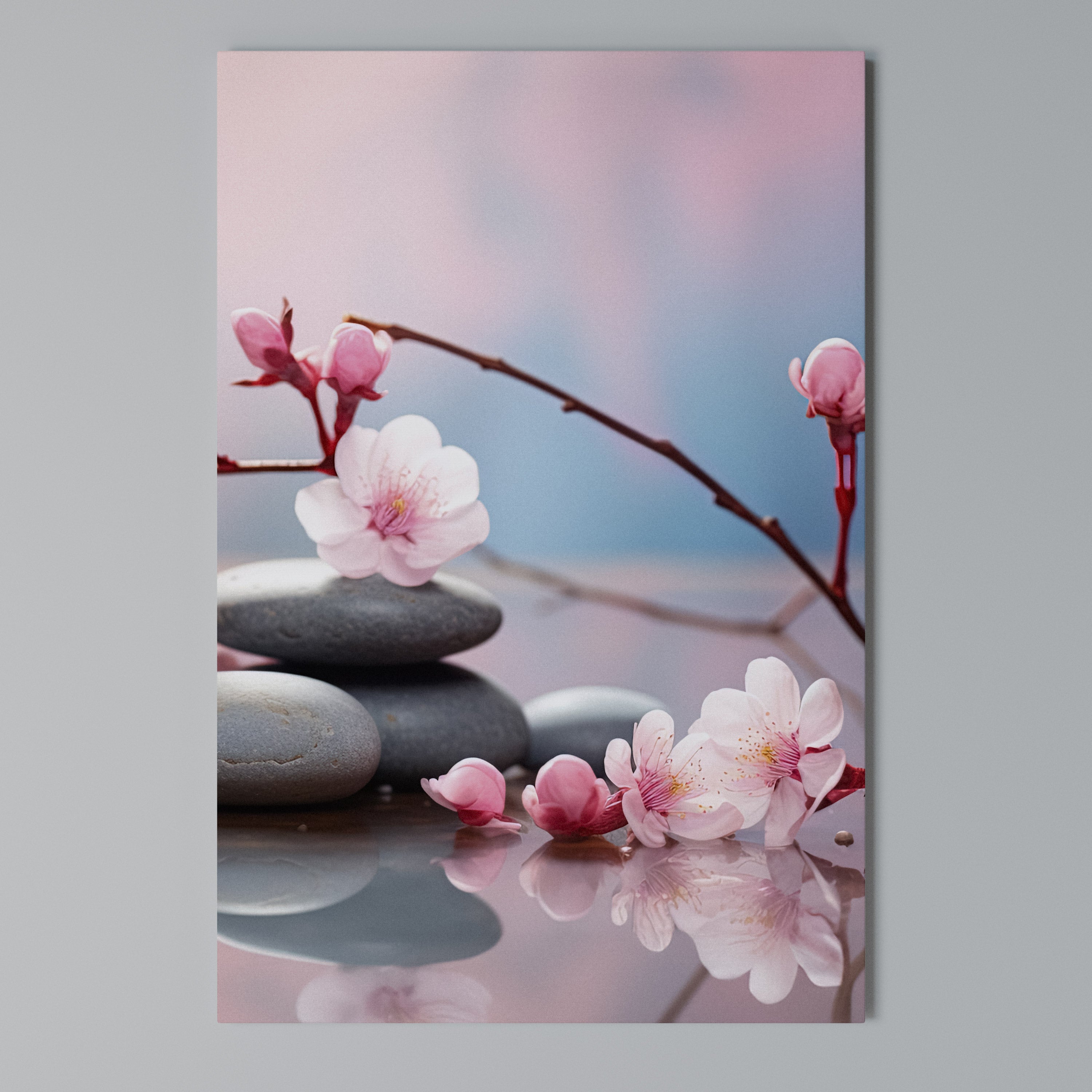 BALANCE OF NATURE Vertical Canvas Print