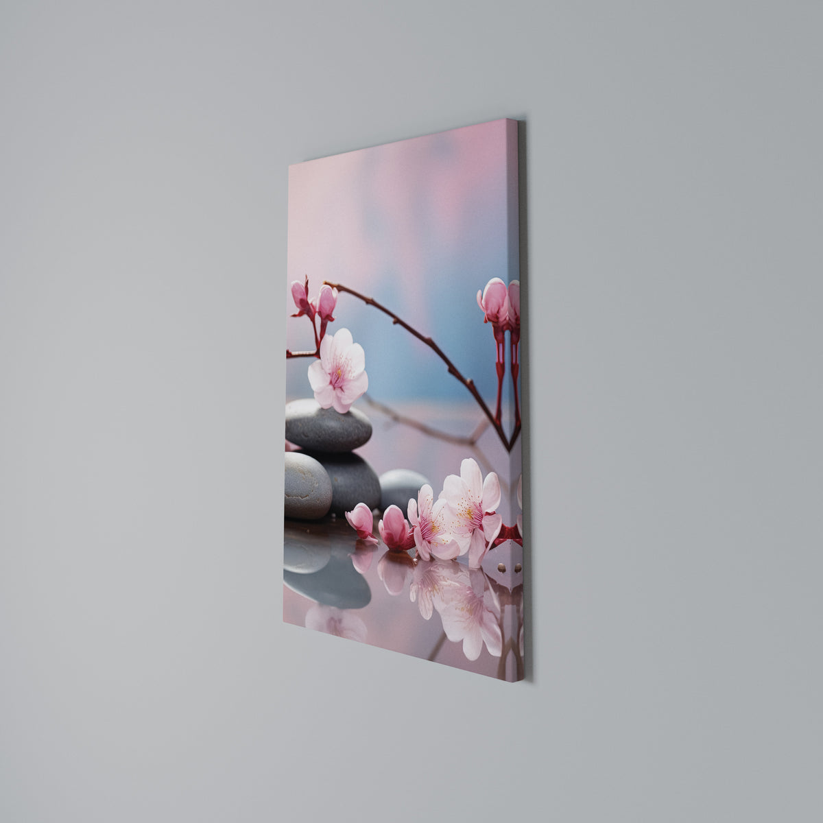 BALANCE OF NATURE Vertical Canvas Print