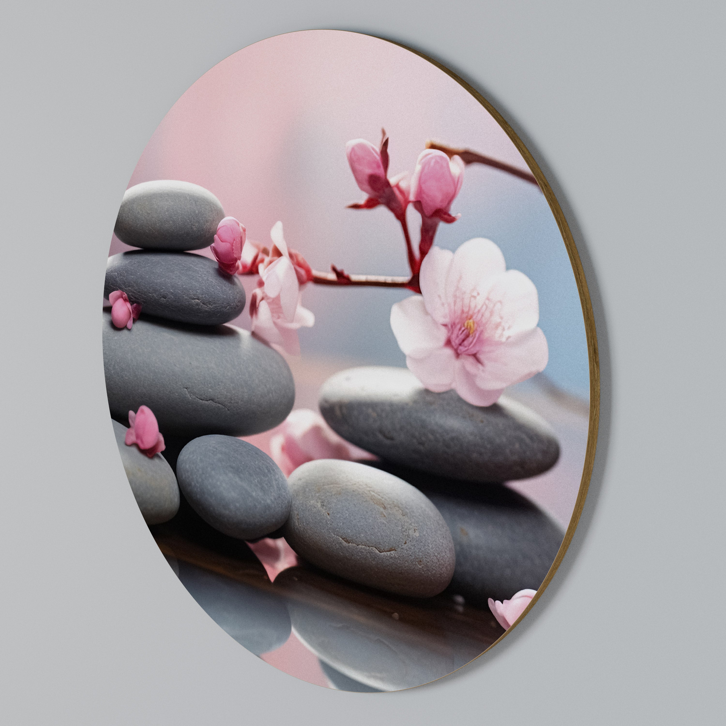 BALANCE OF NATURE Round Wall Art