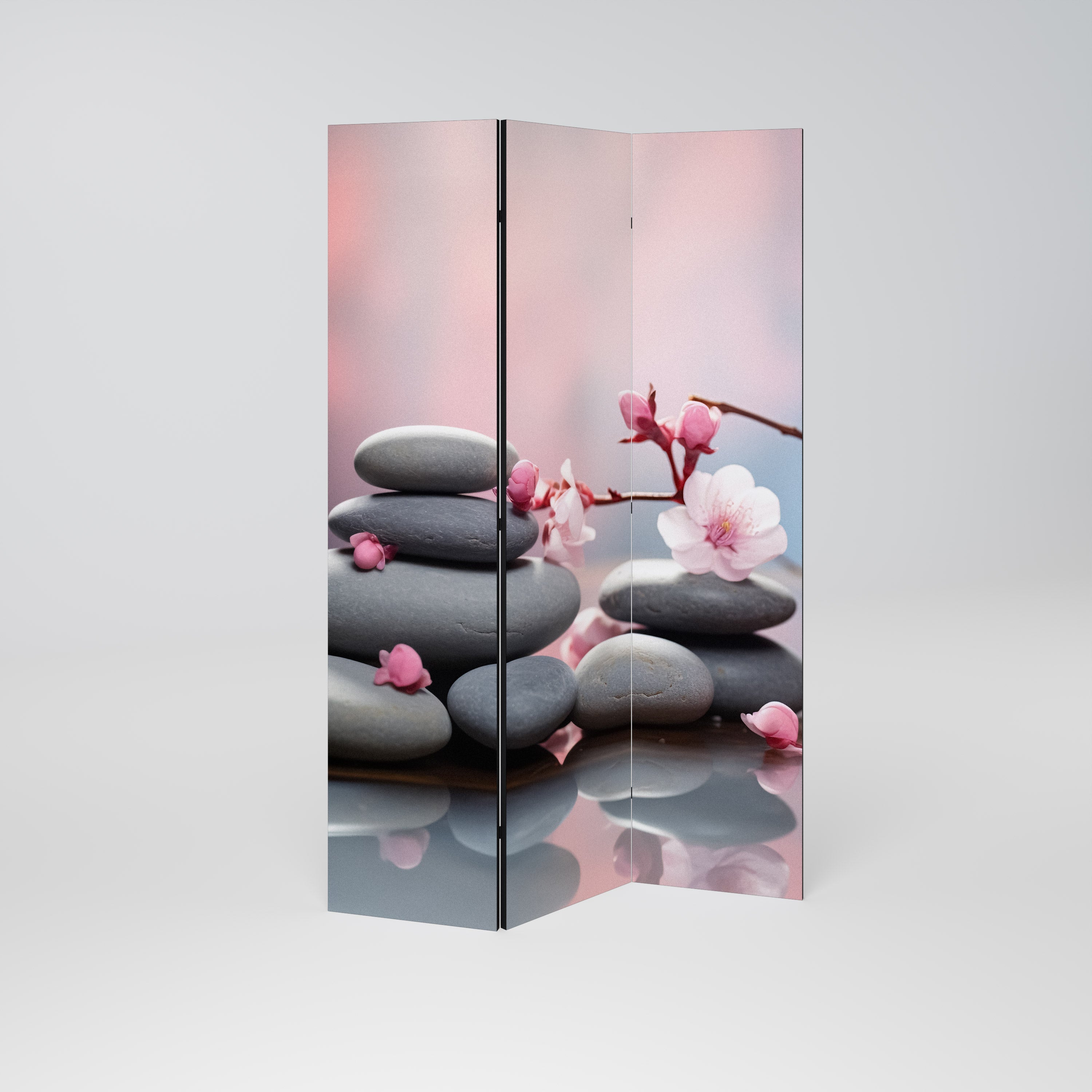 BALANCE OF NATURE Dekorativer 3-teiliger Raumteiler