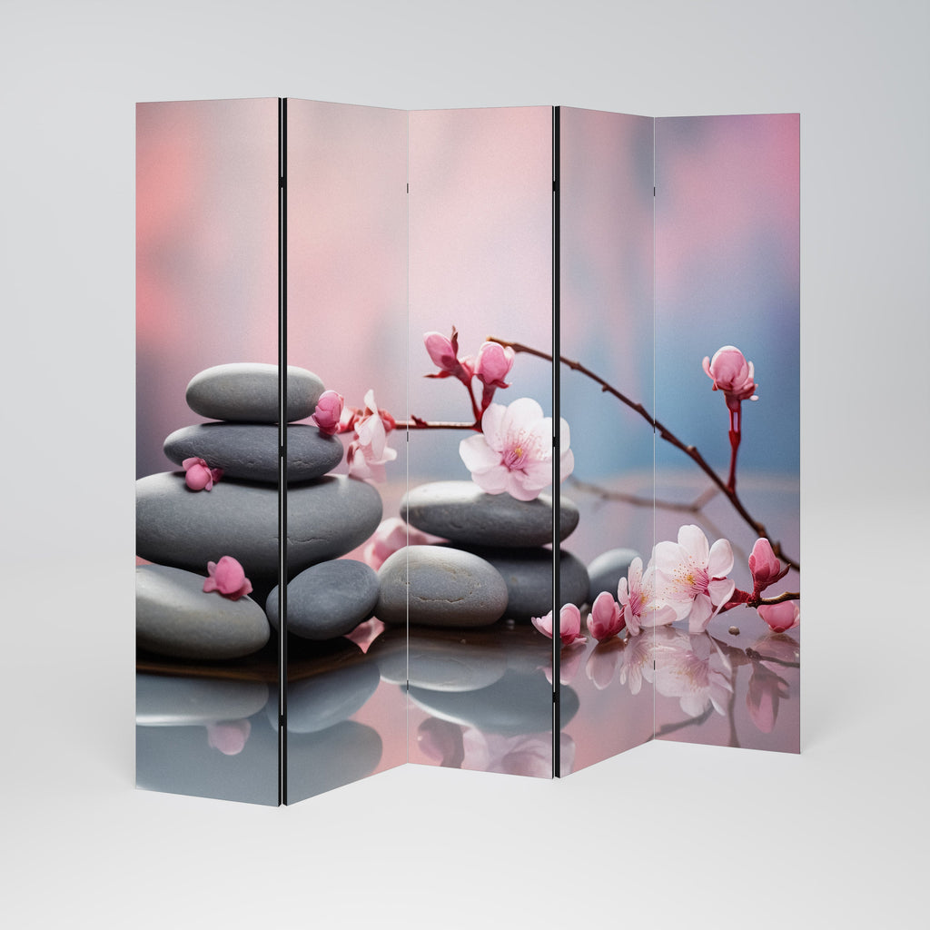 BALANCE OF NATURE Dekorativer 5-teiliger Raumteiler