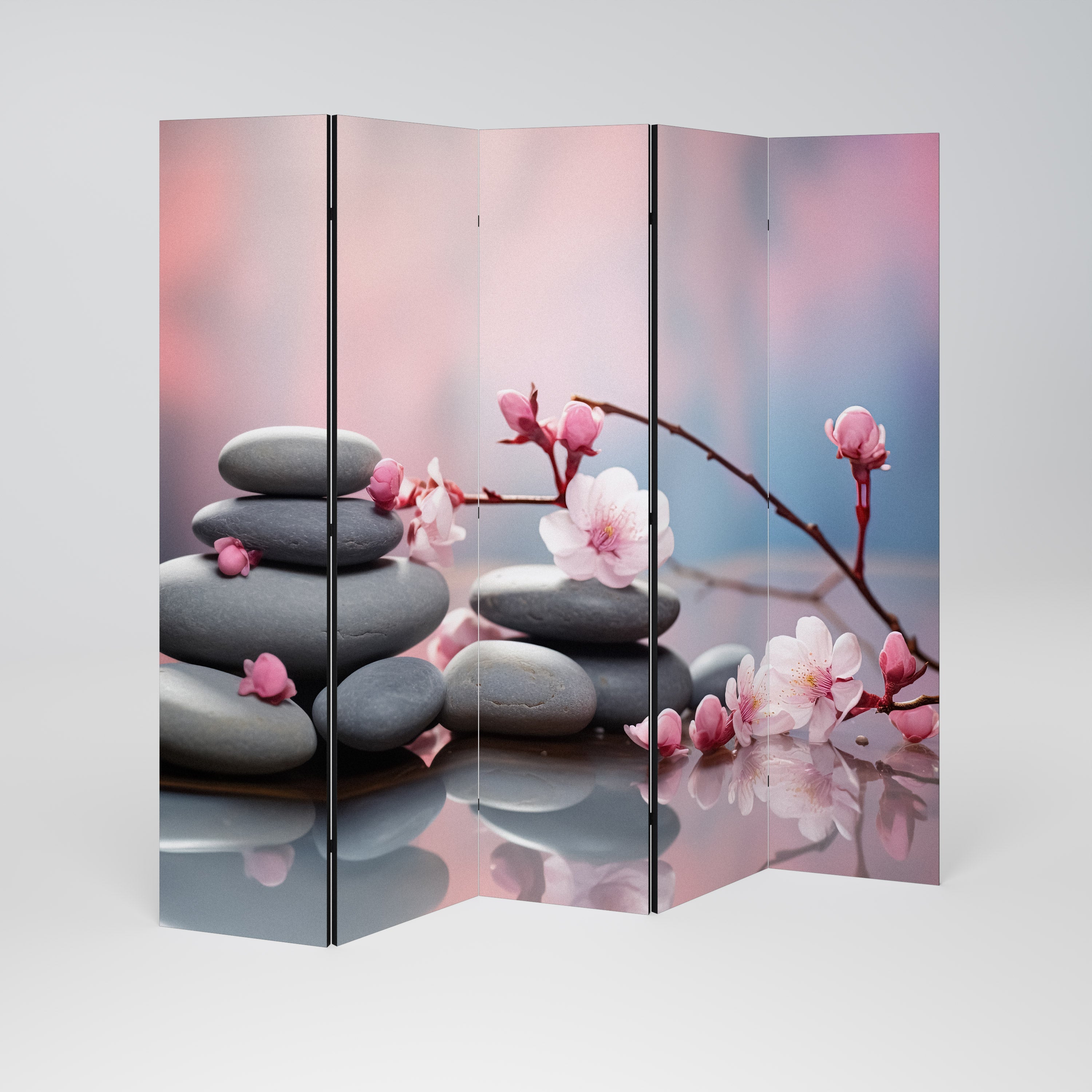 BALANCE OF NATURE Dekorativer 5-teiliger Raumteiler