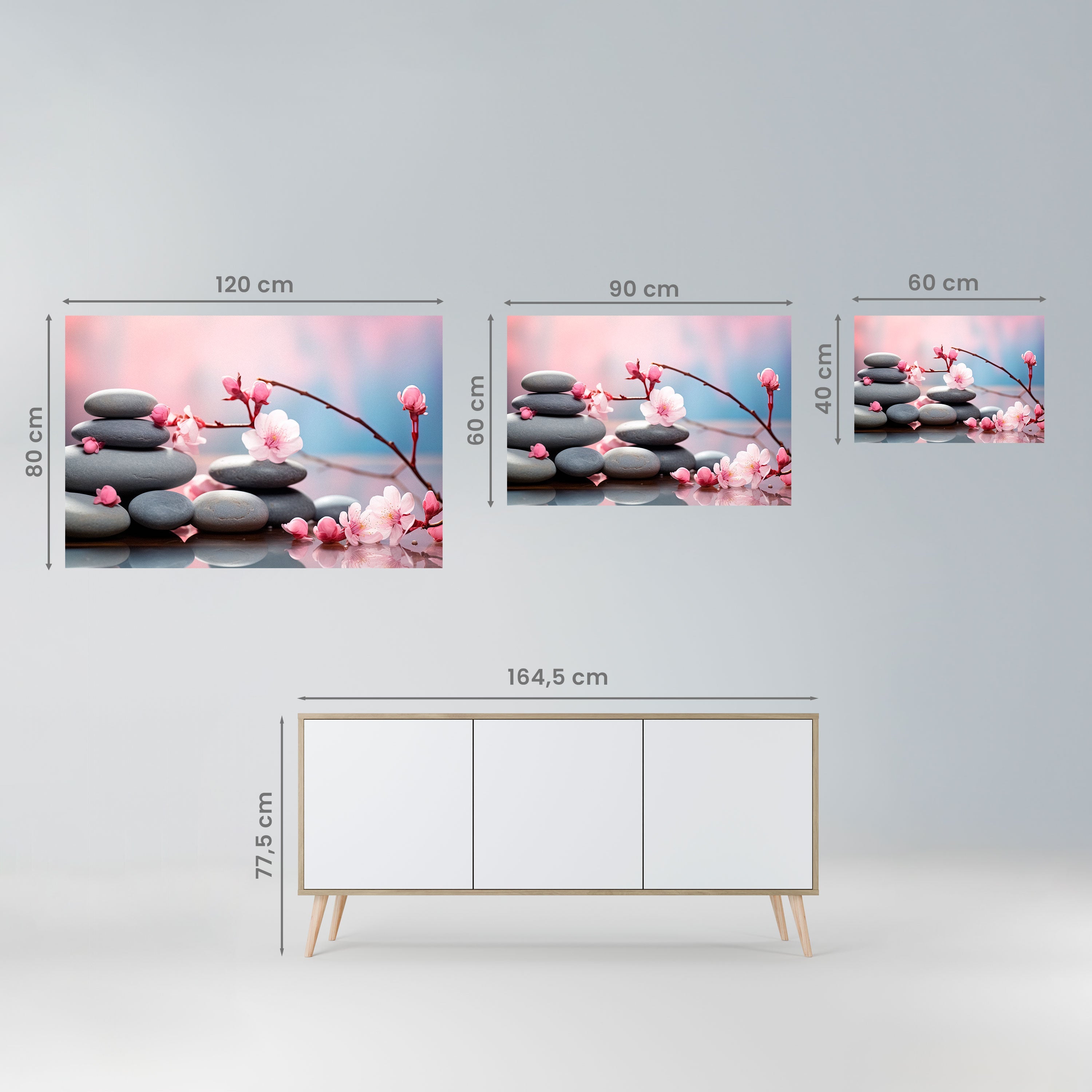 BALANCE OF NATURE Horizontales Poster zum Abziehen und Aufkleben