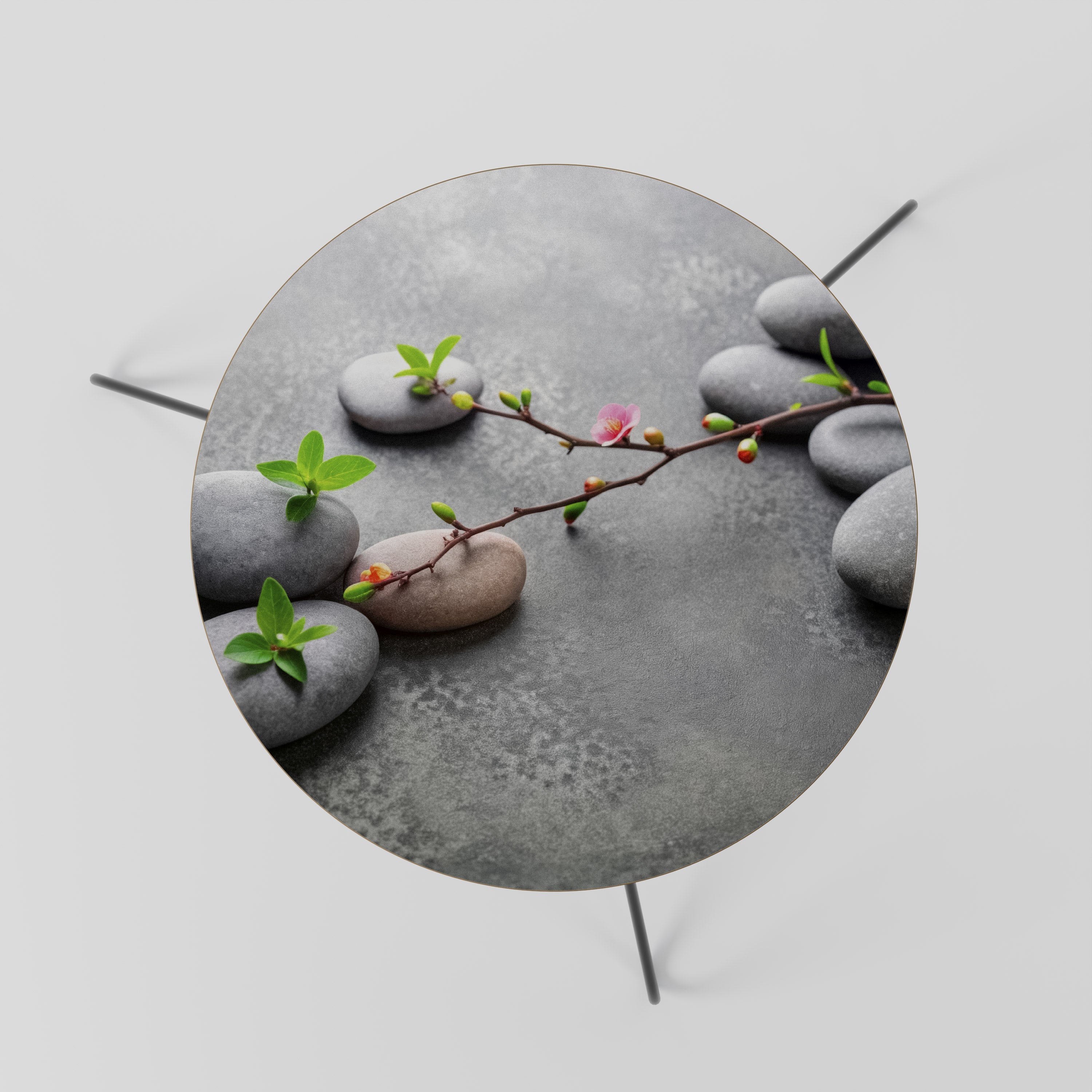 STONES AND BLOSSOMS Couchtisch 60