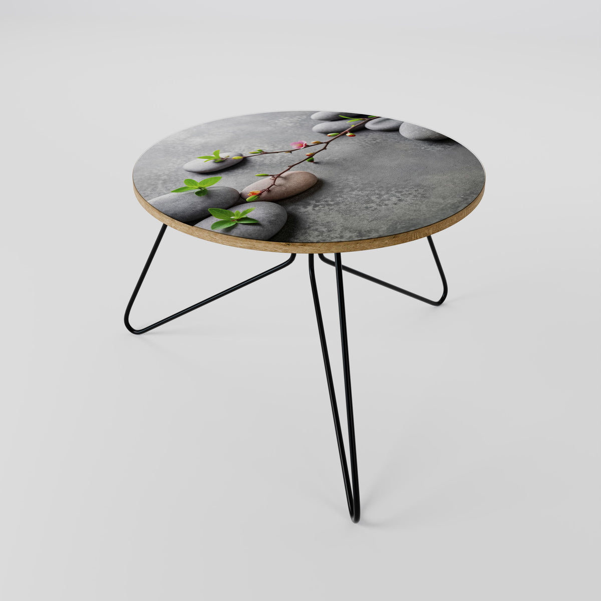 STONES AND BLOSSOMS Couchtisch