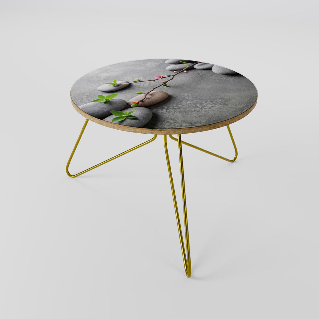 STONES AND BLOSSOMS Couchtisch