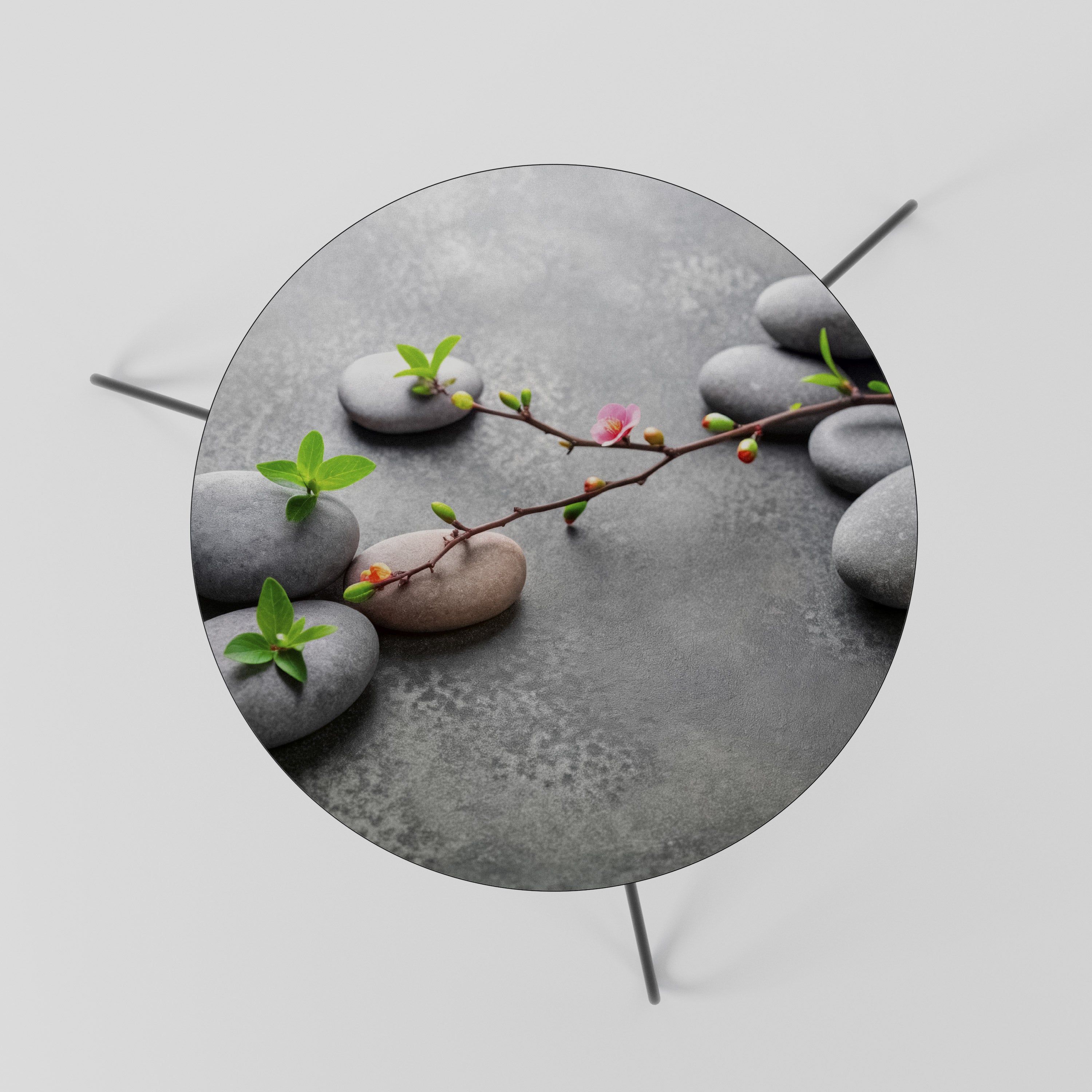 STONES AND BLOSSOMS Couchtisch 60