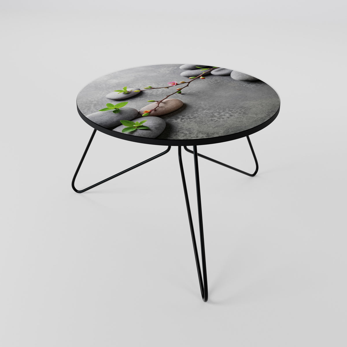 STONES AND BLOSSOMS Couchtisch