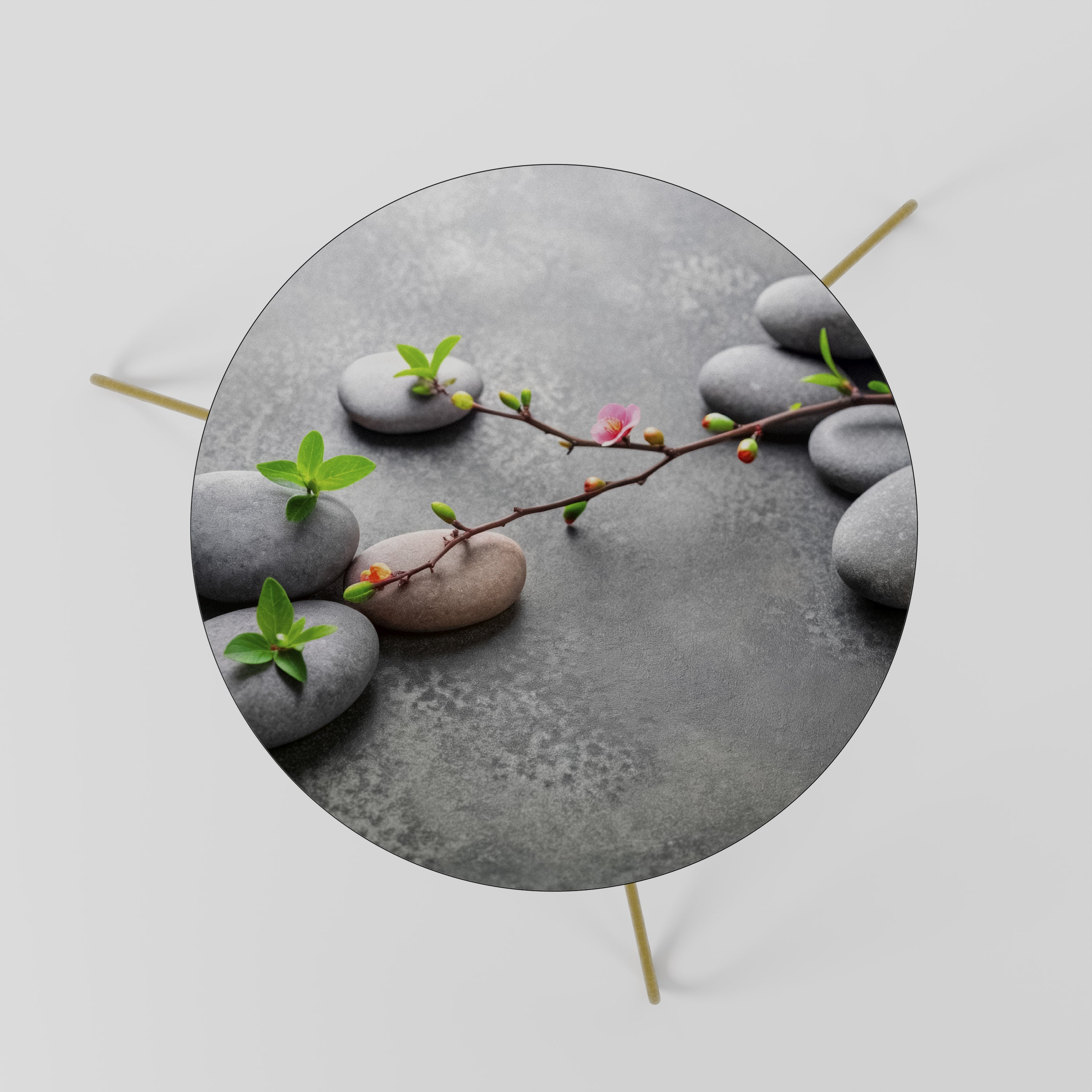 STONES AND BLOSSOMS Couchtisch 60