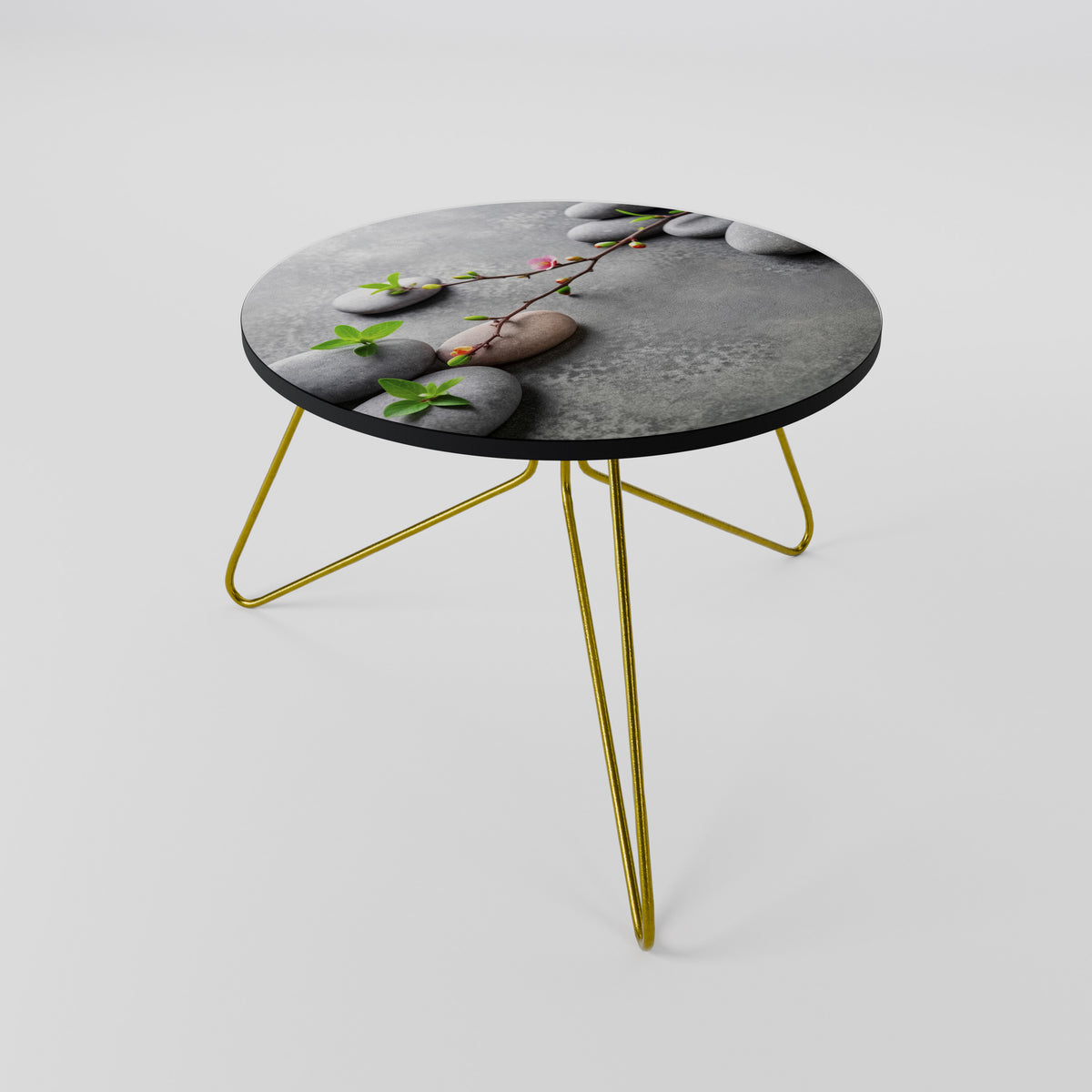 STONES AND BLOSSOMS Couchtisch