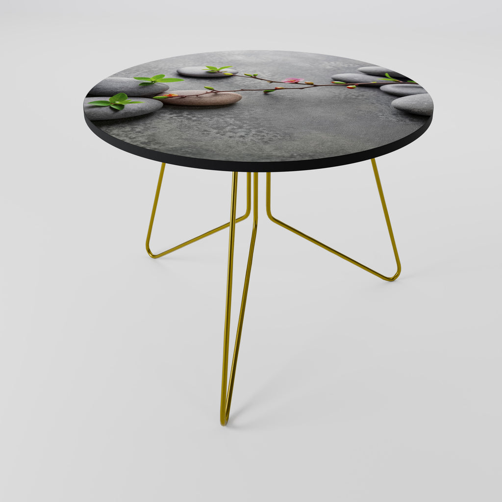 STONES AND BLOSSOMS Couchtisch