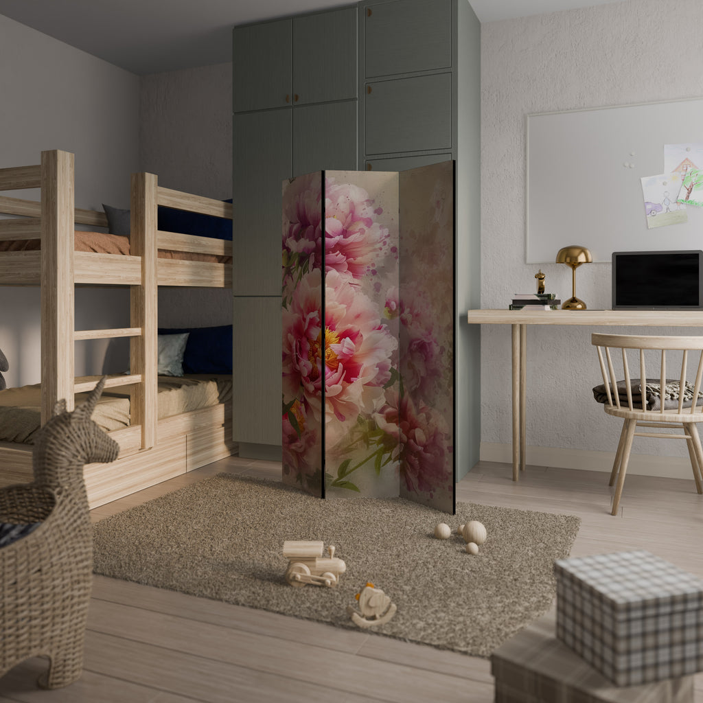 PEONY WHISPER 3-teiliger Paravent