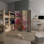 PEONY WHISPER 4-teiliger Paravent