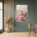 PEONY WHISPER Selbstklebendes Poster - Hochformat