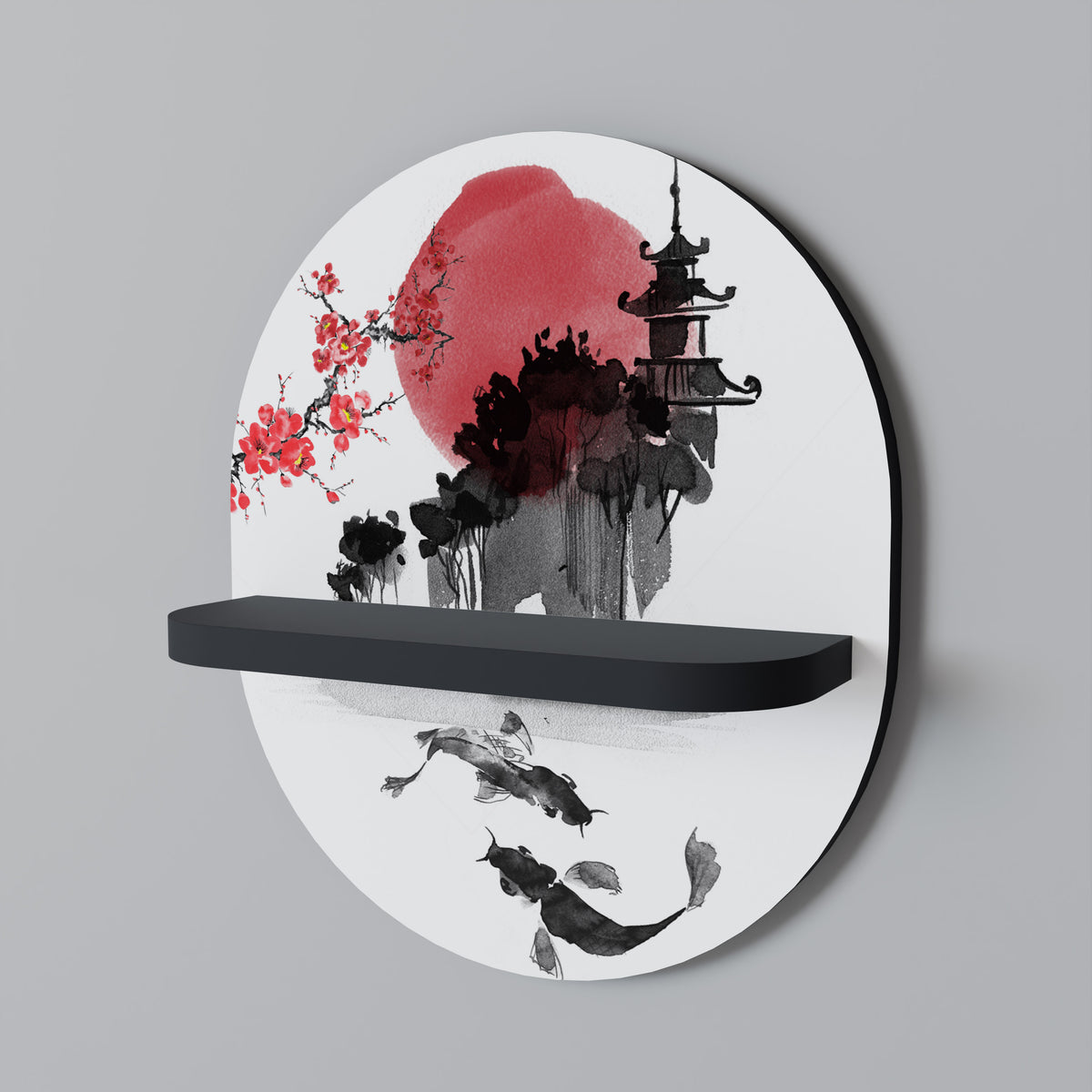 CHERRY SHADOWS Dekoratives Wandregal