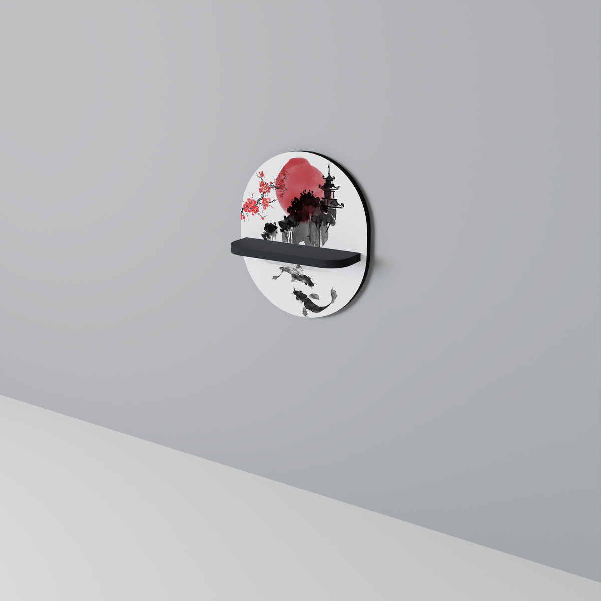 CHERRY SHADOWS Dekoratives Wandregal