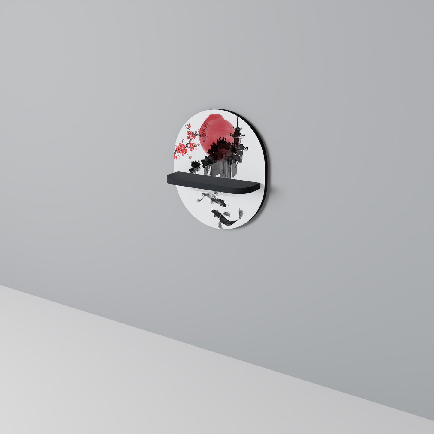 CHERRY SHADOWS Dekoratives Wandregal