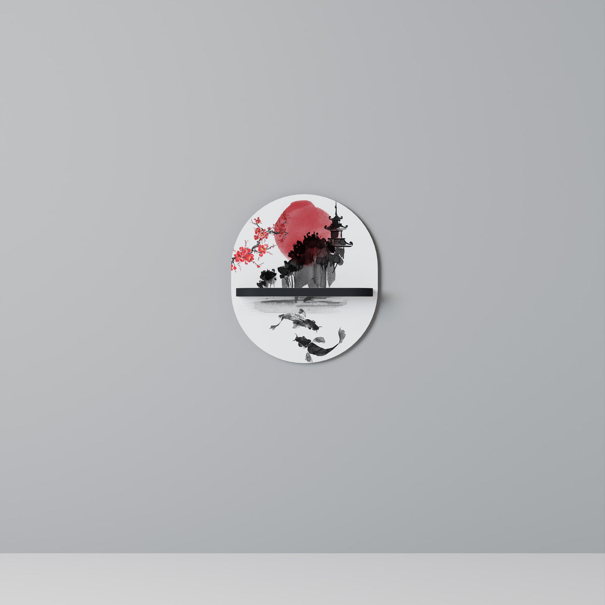 CHERRY SHADOWS Dekoratives Wandregal