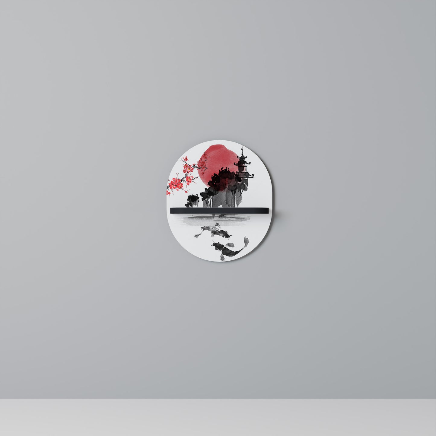 CHERRY SHADOWS Dekoratives Wandregal