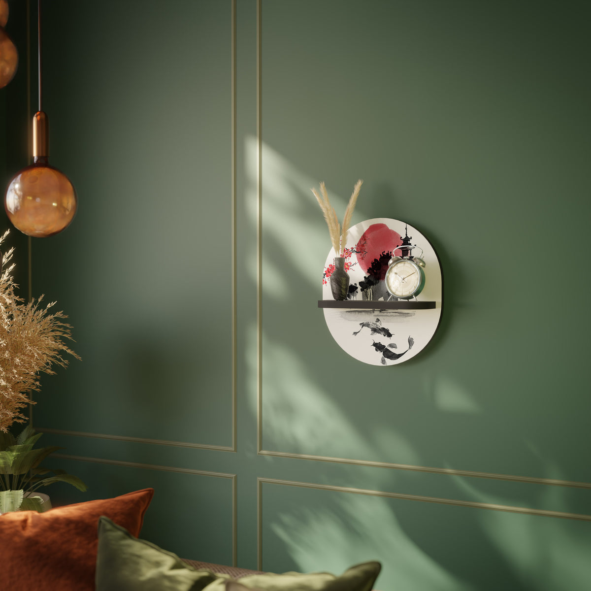 CHERRY SHADOWS Dekoratives Wandregal