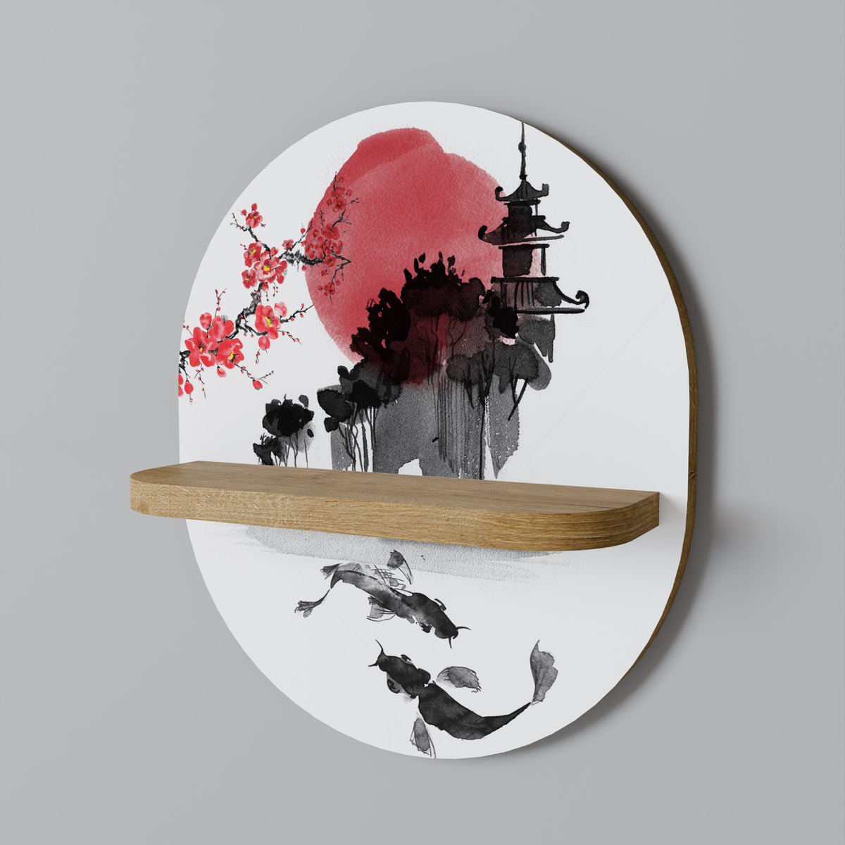 CHERRY SHADOWS Dekoratives Wandregal