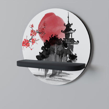 CHERRY SHADOWS Dekoratives Wandregal
