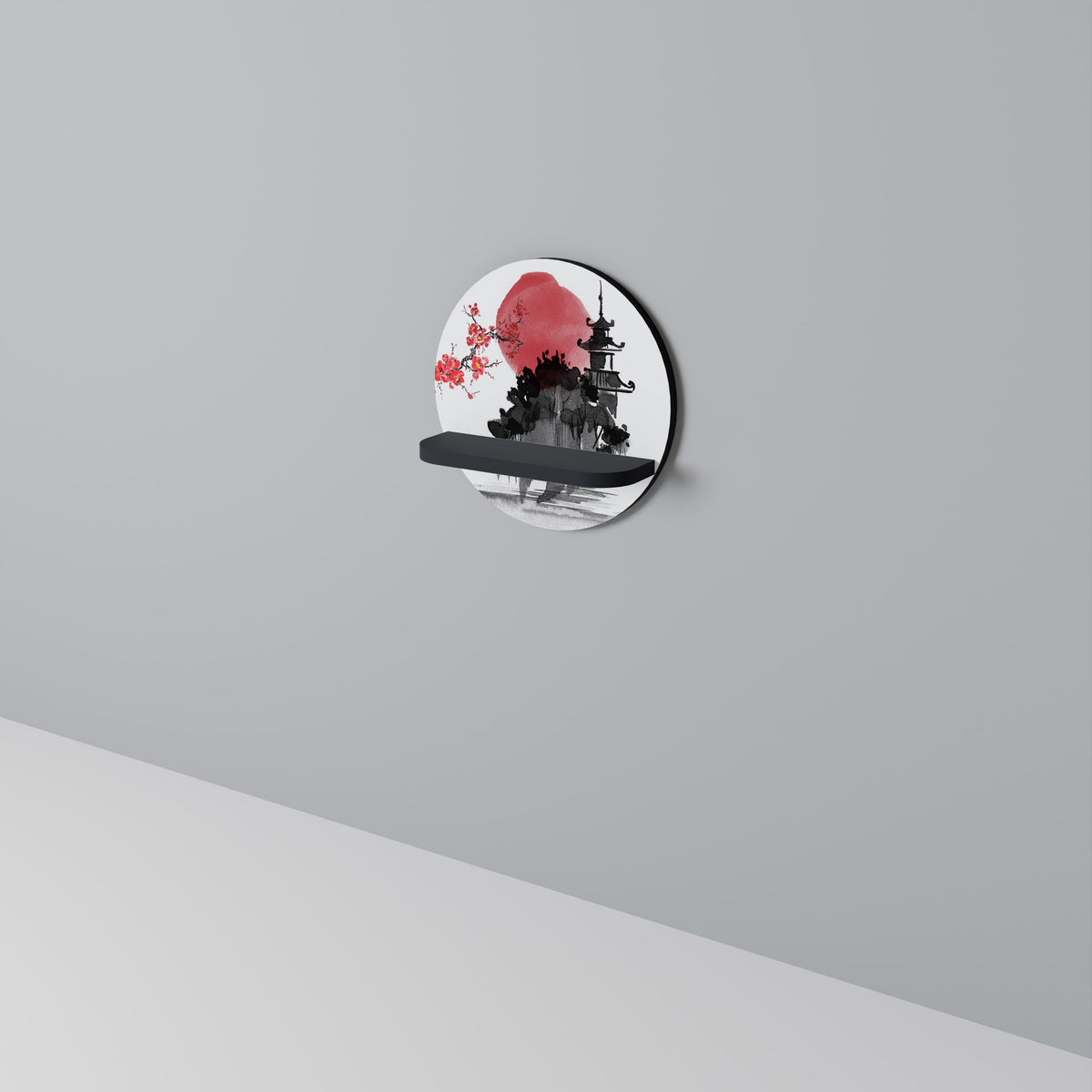 CHERRY SHADOWS Dekoratives Wandregal