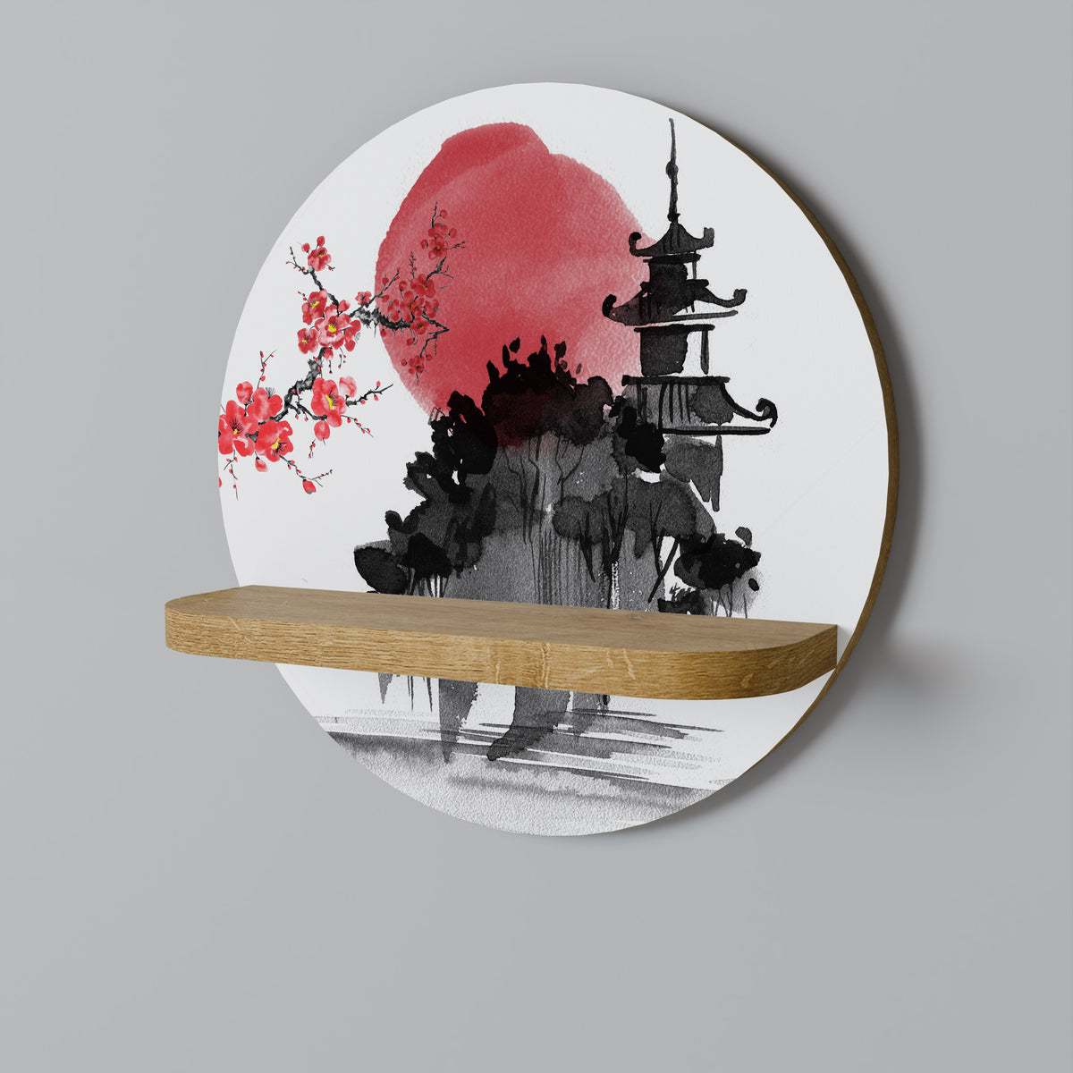 CHERRY SHADOWS Dekoratives Wandregal