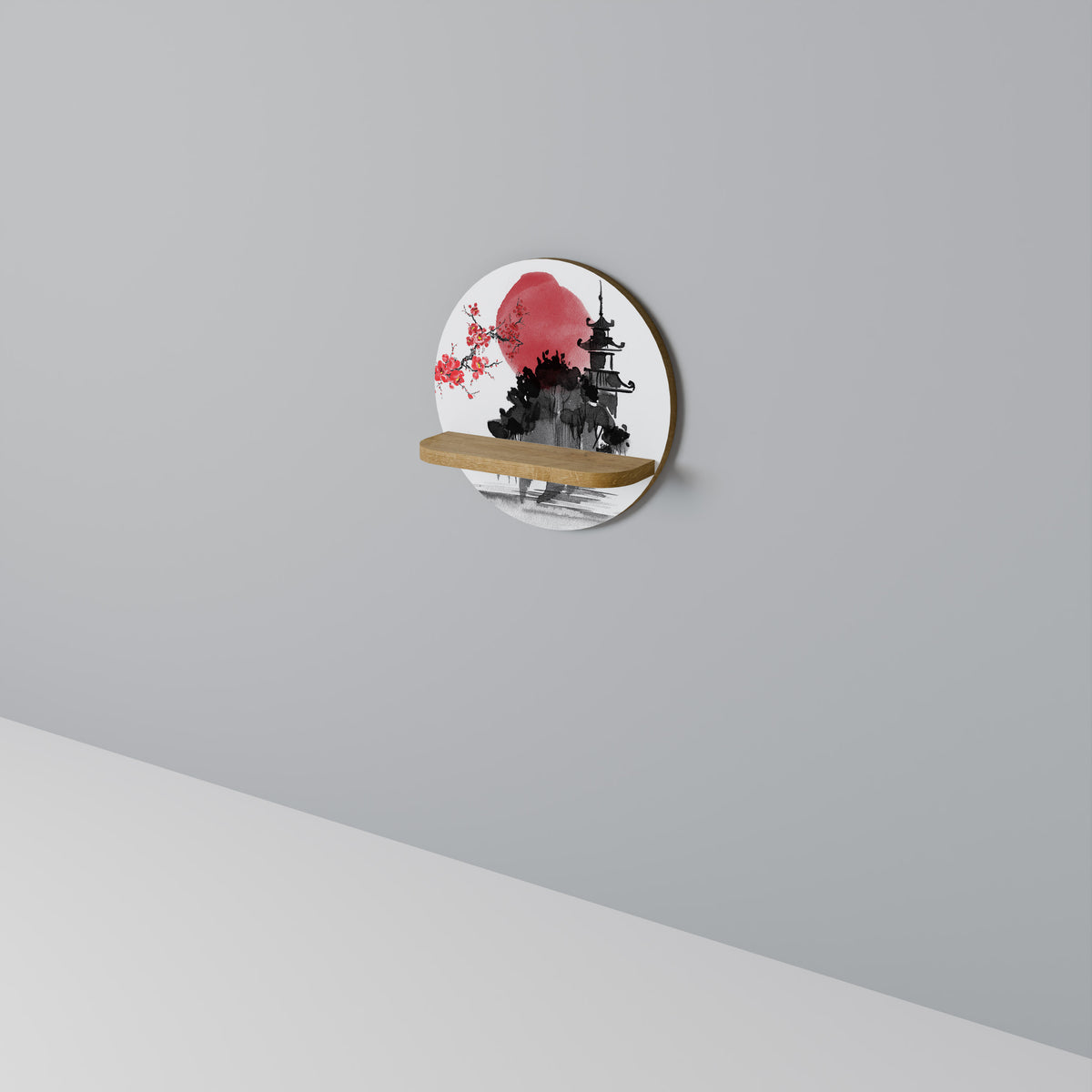 CHERRY SHADOWS Dekoratives Wandregal