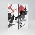 CHERRY SHADOWS 4-Panel Room Divider