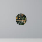 SILENT WILDERNESS Ovales Kunstregal in Eiche-Optik