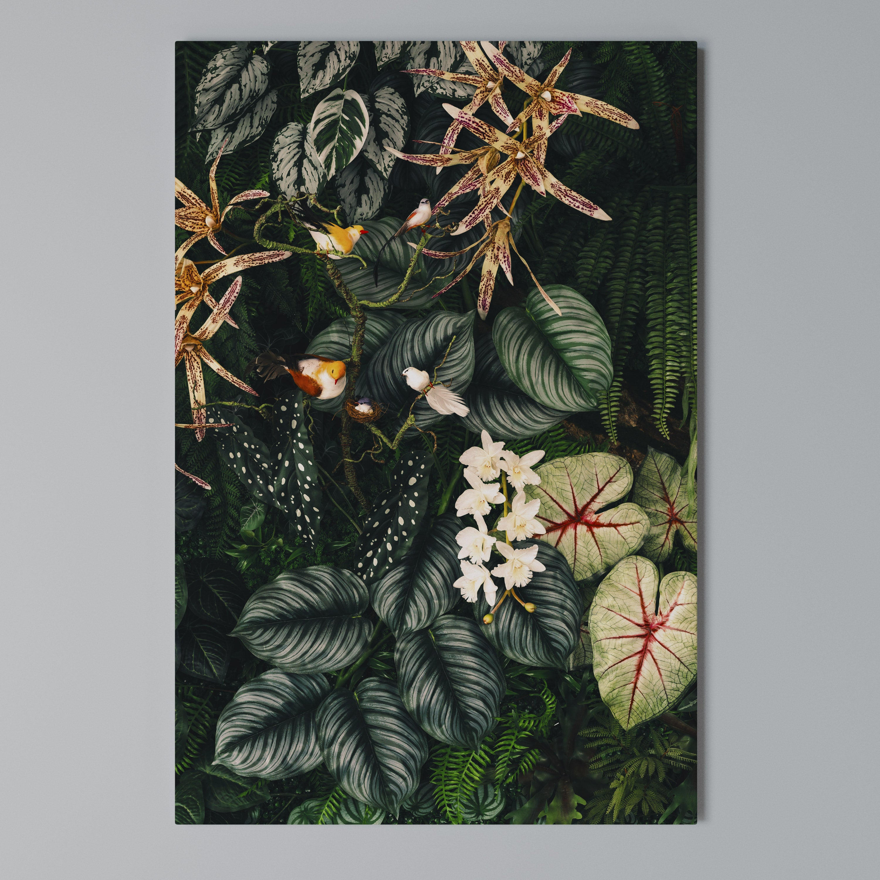 SILENT WILDERNESS Vertical Canvas Print