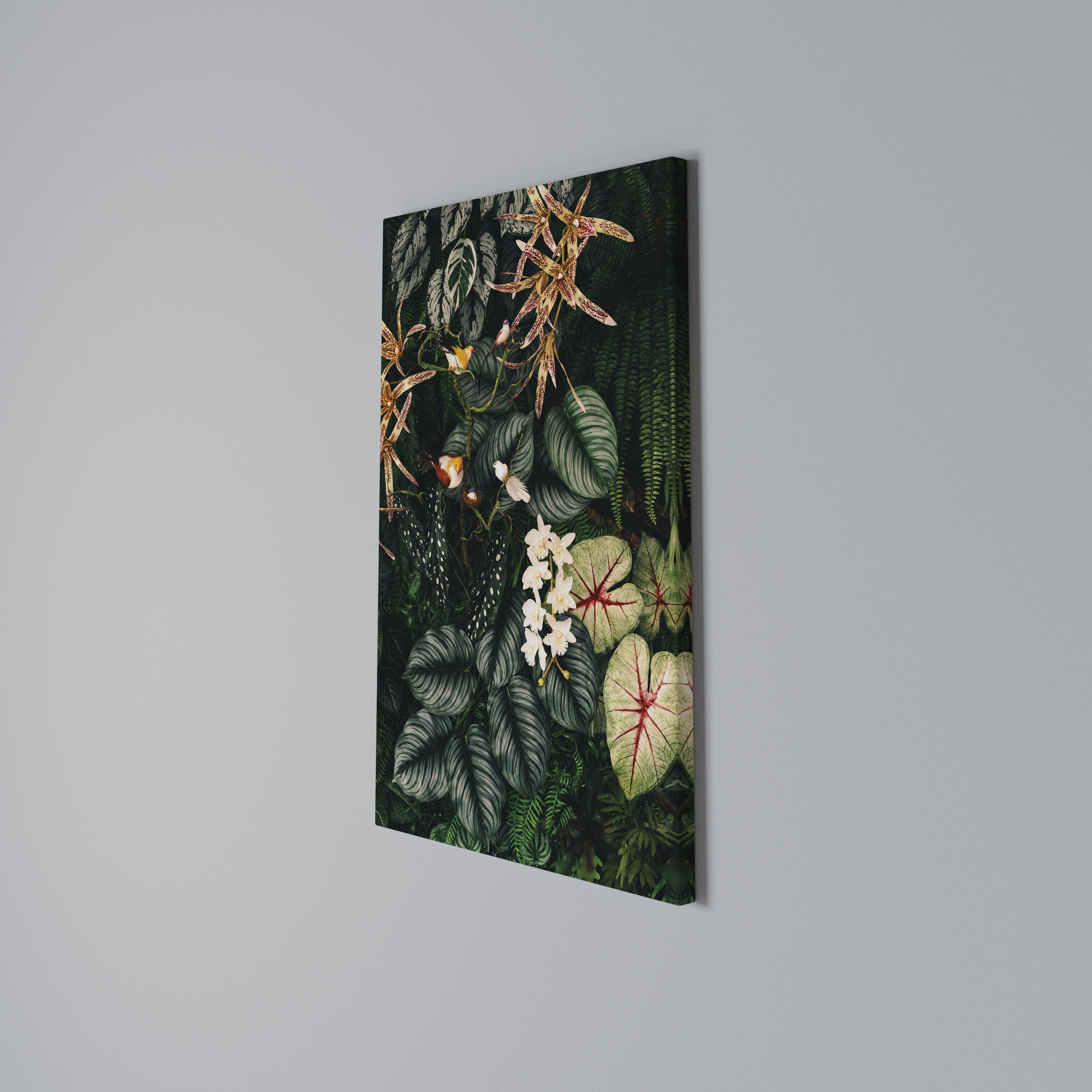 SILENT WILDERNESS Vertical Canvas Print