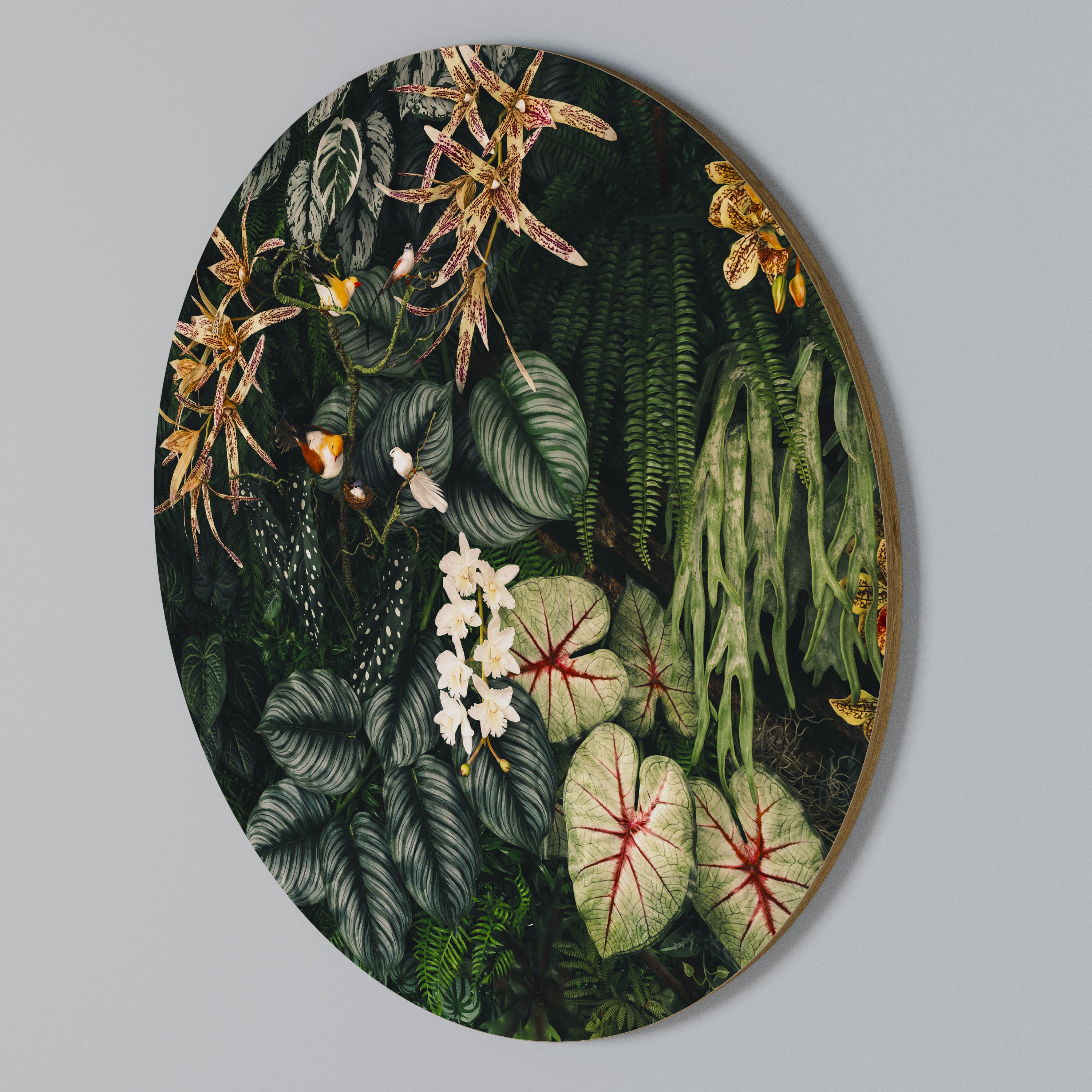 SILENT WILDERNESS Rundes Wandbild