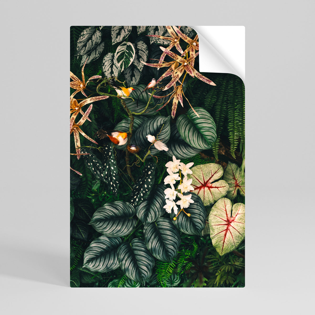 SILENT WILDERNESS Selbstklebendes Poster - Hochformat