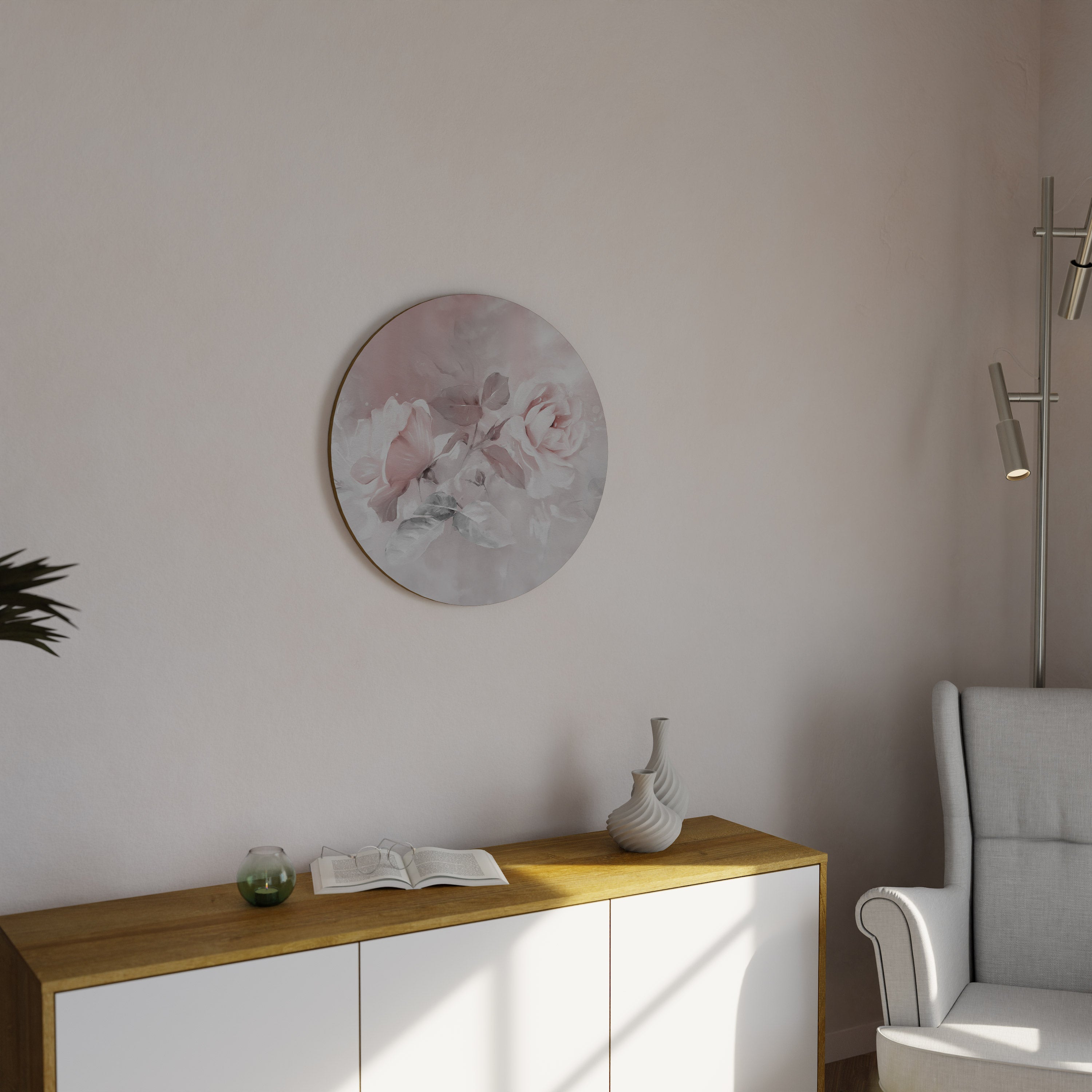 GRACEFUL DAYS Runde Wandkunst