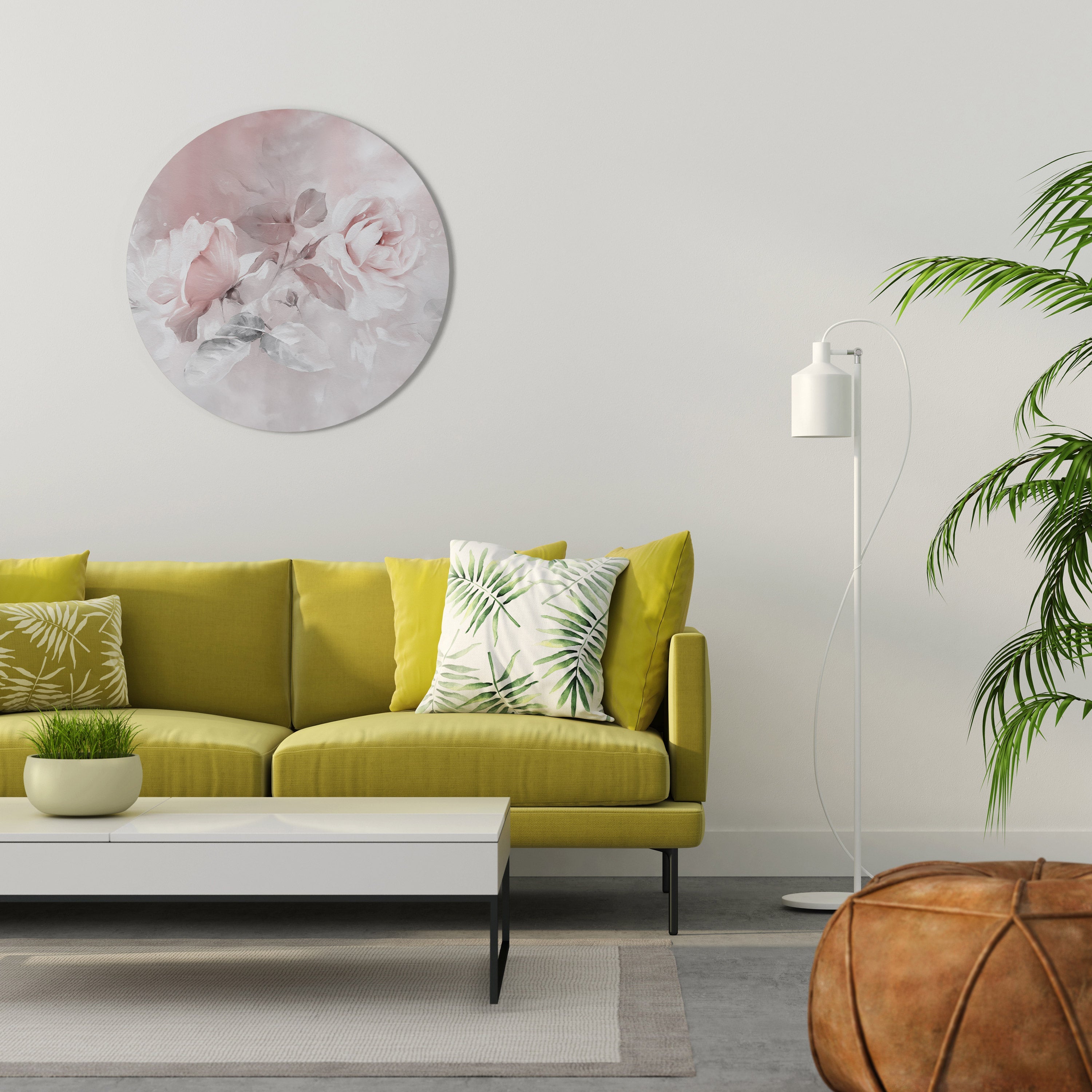 GRACEFUL DAYS Runde Wandkunst